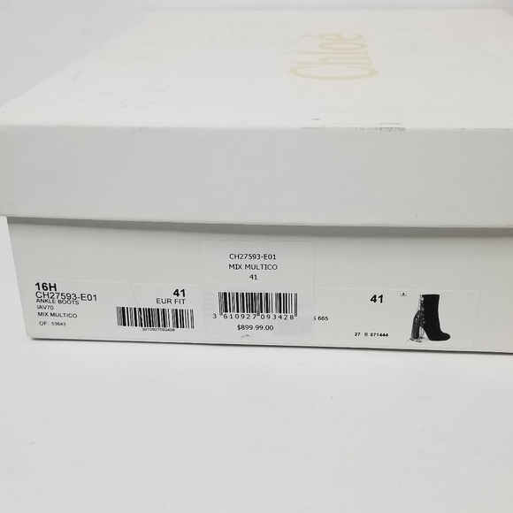 Chloe Bead Fringe Suede Ankle Boots‎ - Picture 11 of 12